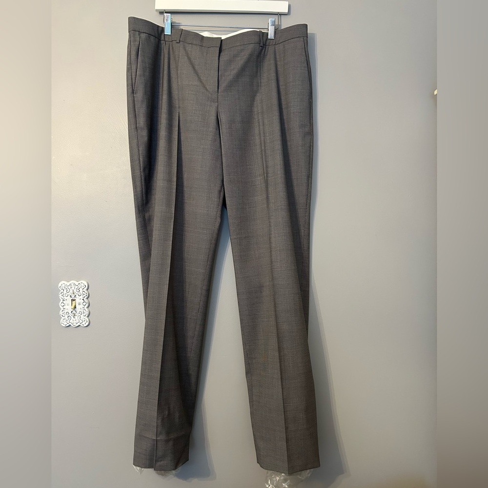 Hugo Boss Black and White Checkered Pants